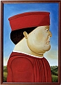 BOTERO FERNANDO (1932) - D'apres Piero della Francesca (Federico II).